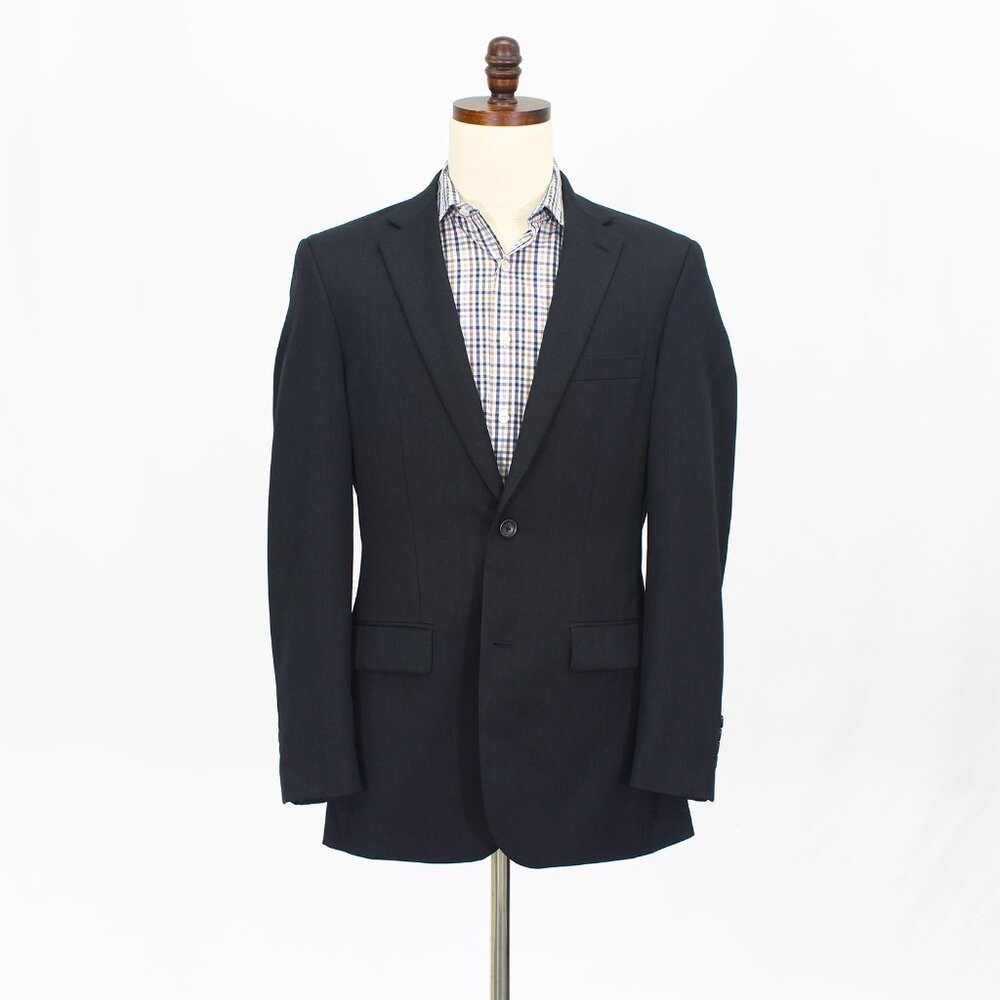 Pronto Uomo 38L Gray Blazer Sport Coat Jacket 2-Button Solid Y280